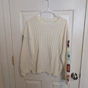 White Knit Sweater